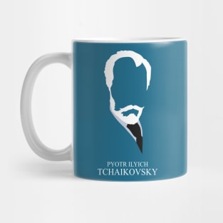 Pyotr Ilyich Tchaikovsky - Minimalist Portrait Mug